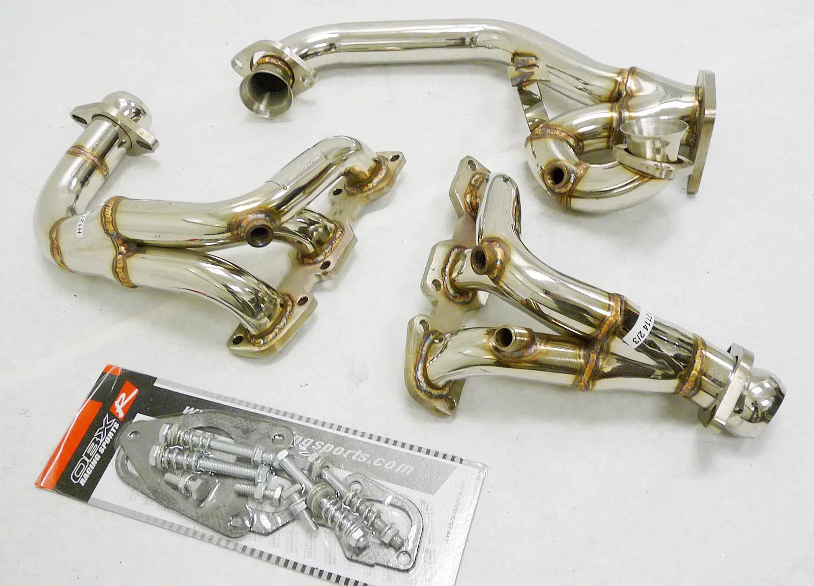 Long Ford 1995 1999+ Stainless 1999 Header Tube OBX-RS to Mercury Cougar 2.5L Mystique, Contour/ Mercury V6 For Fitment
