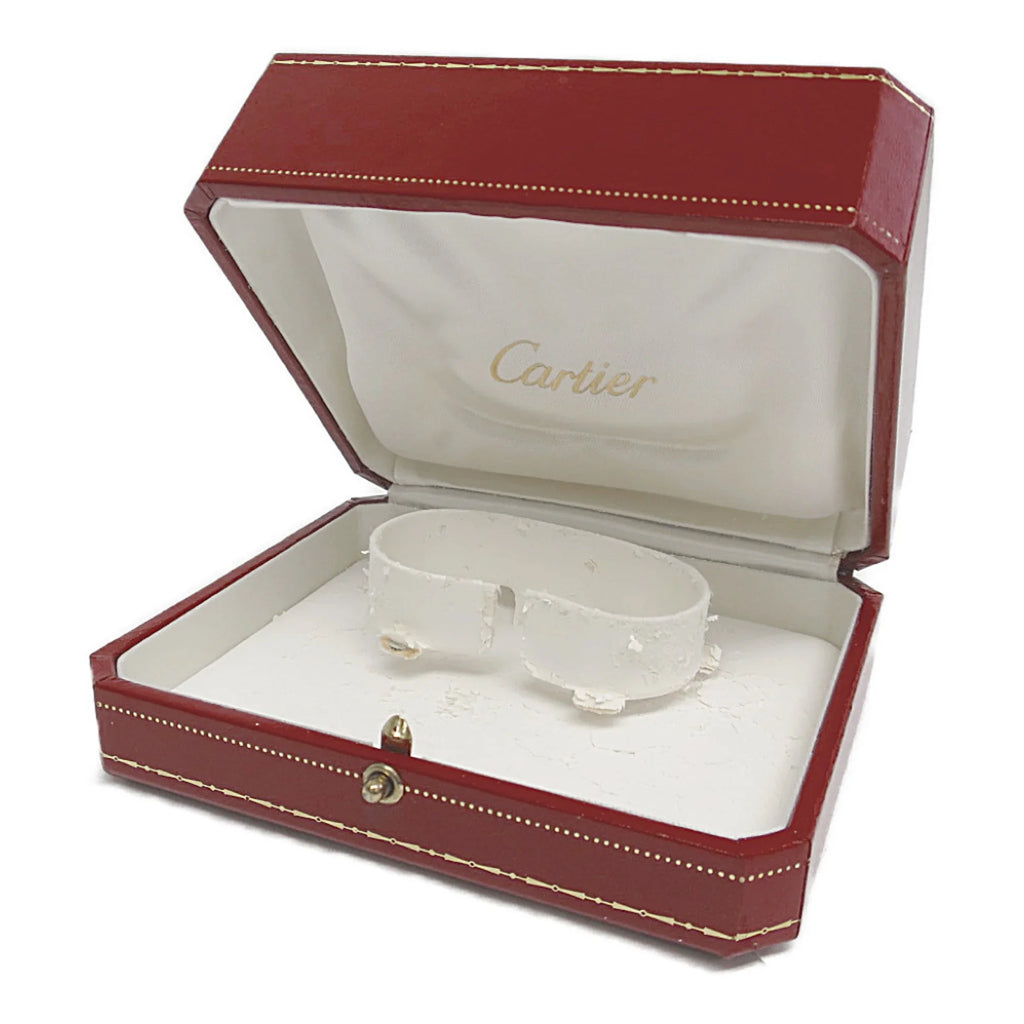 Plated Colisee Watch (Good) Gold Must BF568960 Leather Quartz Pre-Owned CARTIER Ladies
