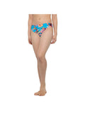 Women's Swimsuit BLANCA Coverage Stretch Floral Shirred Hipster Moderate LA Bottom 2 Blue