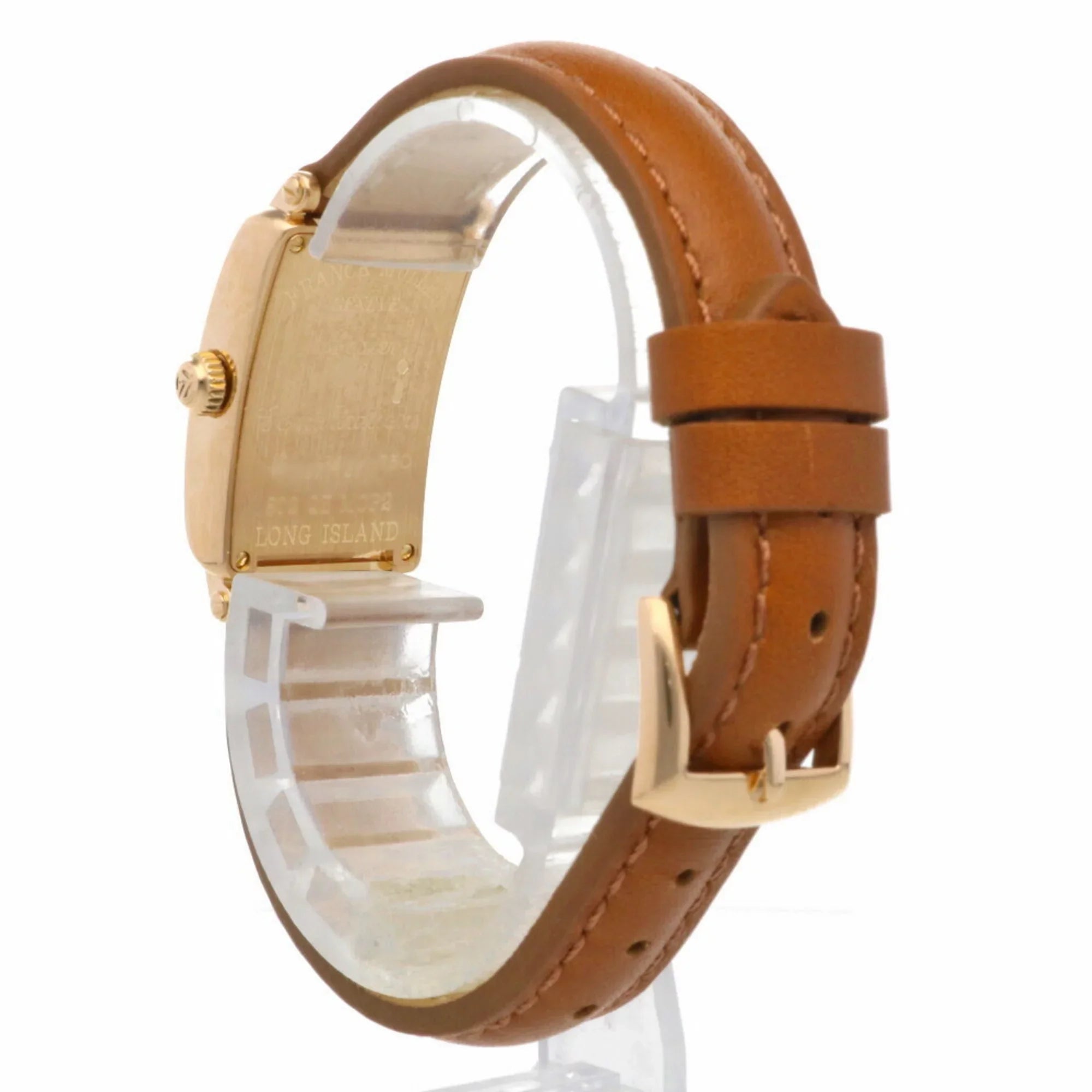 FRANCK K18PG 802 (Good) Ladies Pre-Owned Muller Island MOP2 Long Watch MULLER Franck