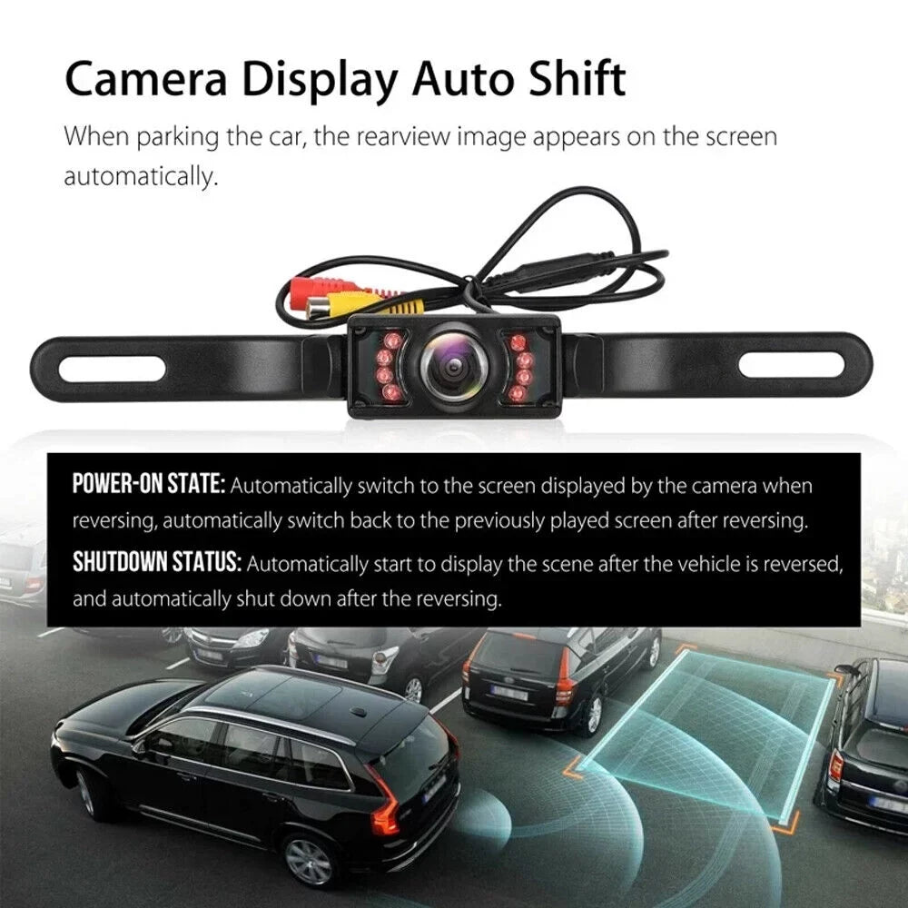 Rear 5" Night Parking MM Camera Electronicles HD Wireless Vision View Backup Monitor Car + System