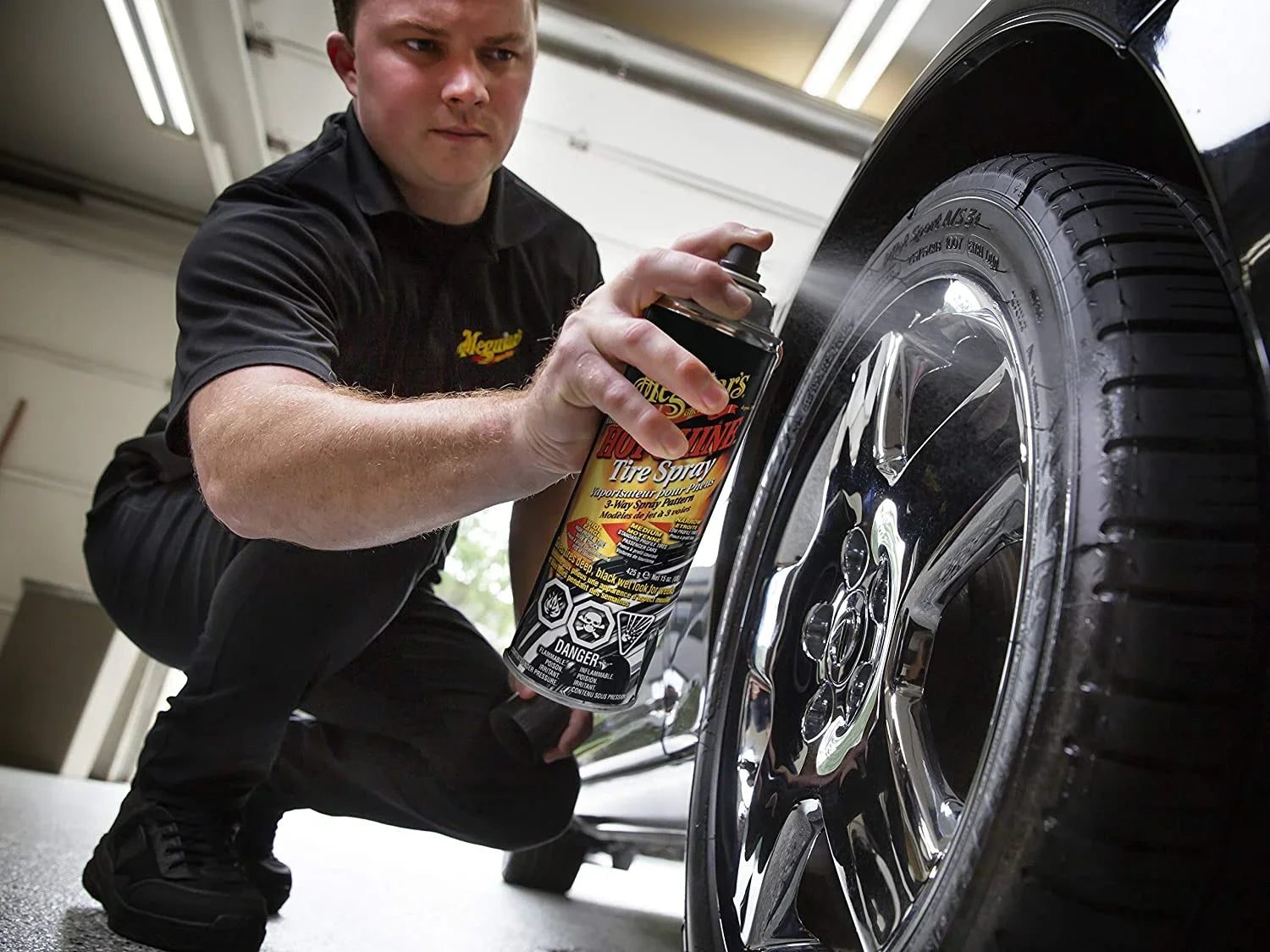 Gloss Shine Meguiar's Tire Coating 15 3 G13815 - Can Hot Oz Spray High