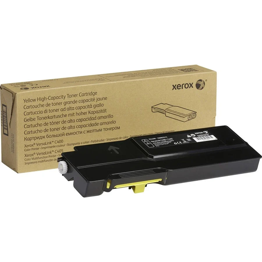 Xerox, Each Capacity VersaLink C400/C405, Genuine High Toner Yellow For Cartridge 1 XER106R03513, The