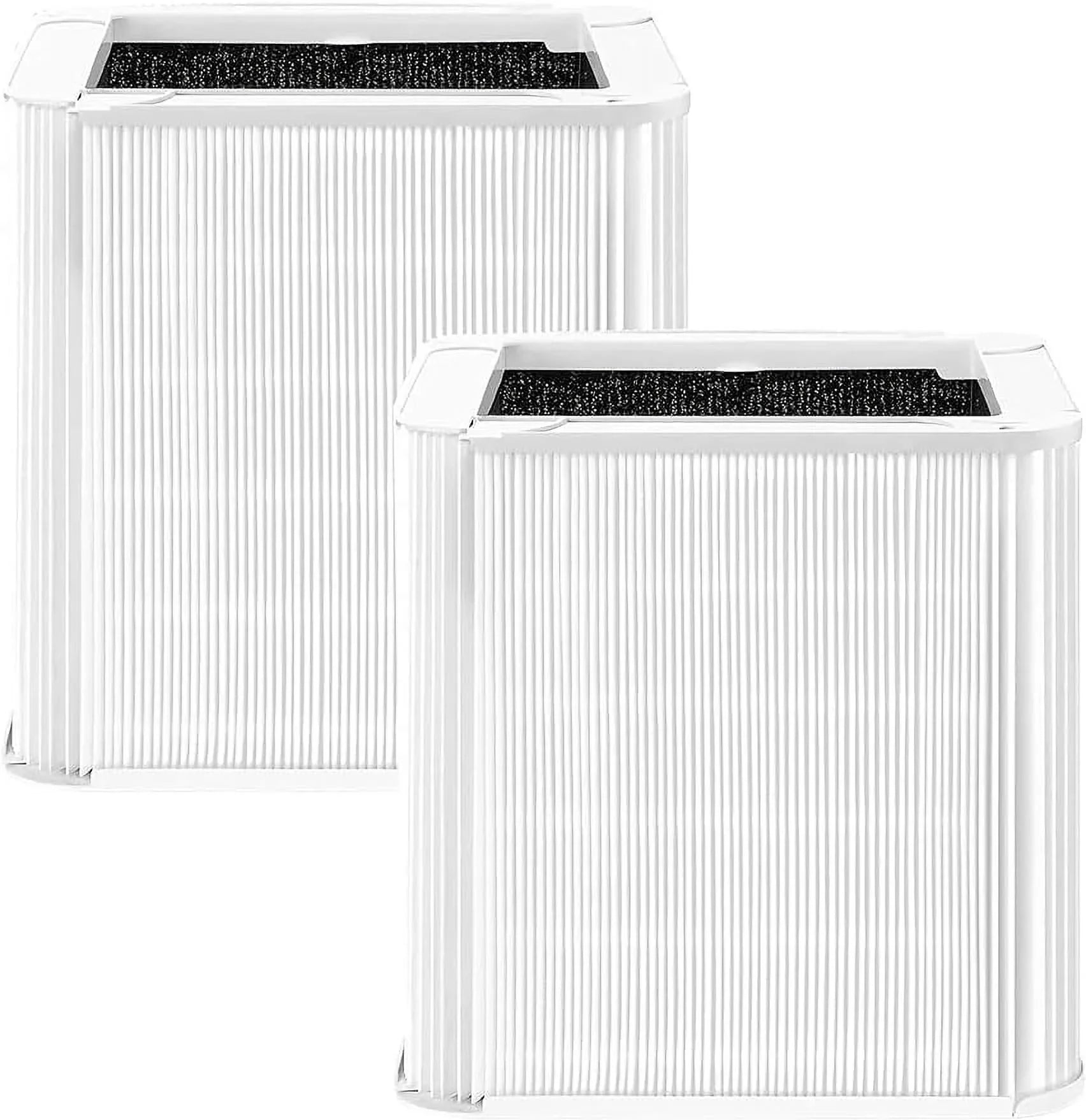 Particle Replacement Blueair Filter,2 Pack Filter, Pure 211+ with 211+ Air Purifier, Blue Carbon and Compatible Foldable Activated