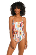 Women's Multi//Desert Mio Swimsuit, Blanca 6 Dream, One La Piece
