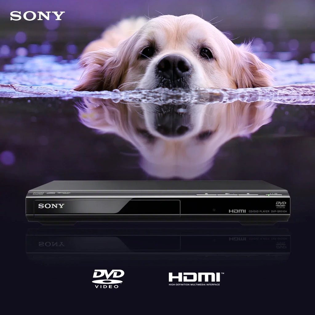 DVD Disc(s) Sony Player, 1 1080p, DVP-SR510H Black