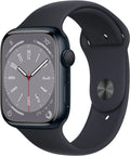 45MM Aluminum Series (Refurbished) GPS 8 Only Watch Midnight Midnight Band Apple Restored Case