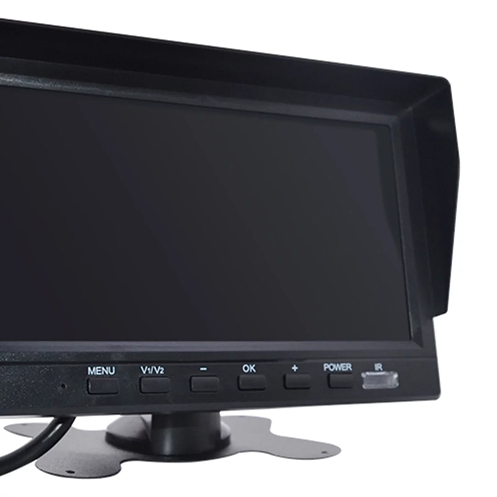 DVR RV Monitor Bus+4 View Rear Recorder Camera Video Driving for 7" Truck Backup