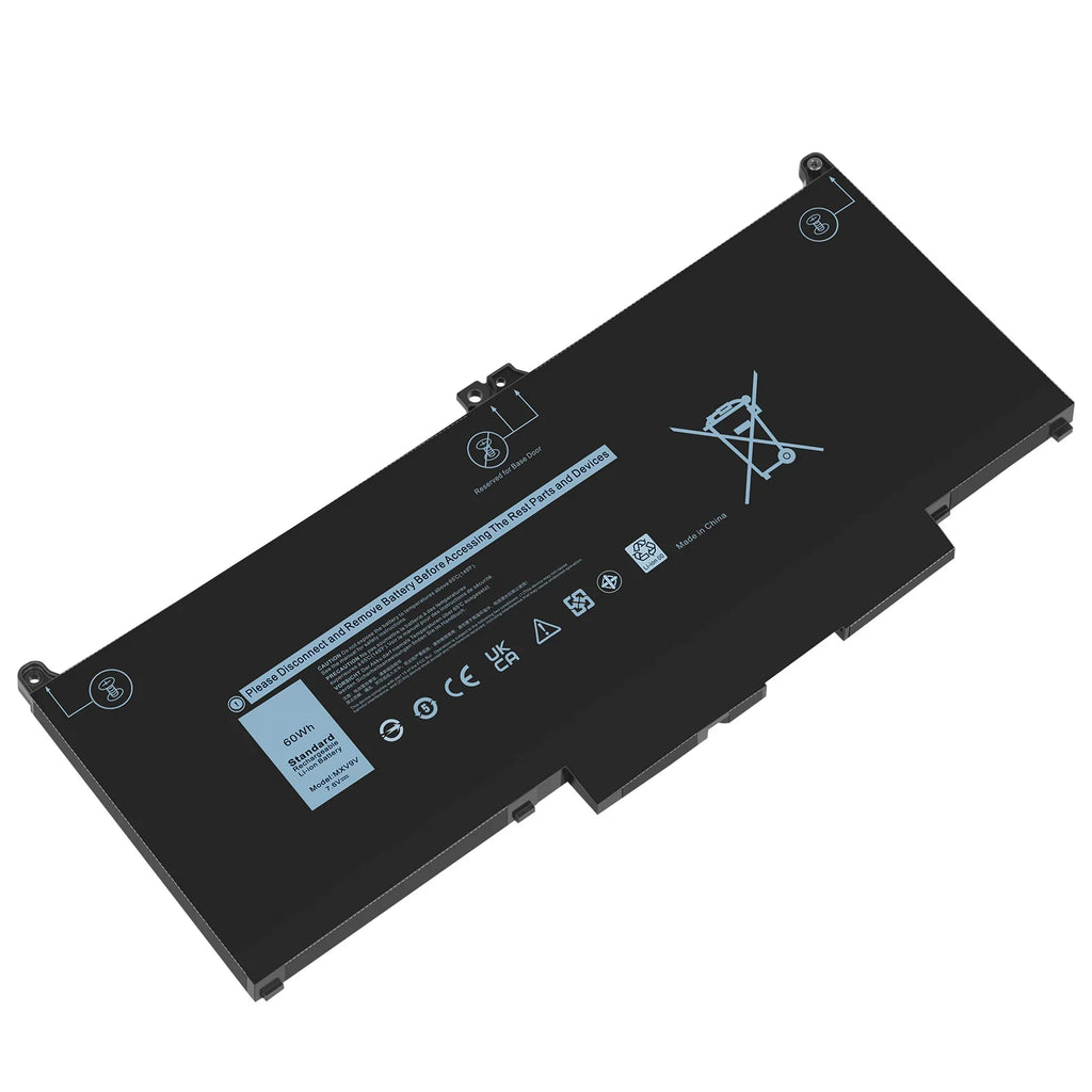 5310 7400 (2-in-1) 7300 MXV9V Battery Latitude For 5300 60Wh Laptop Dell