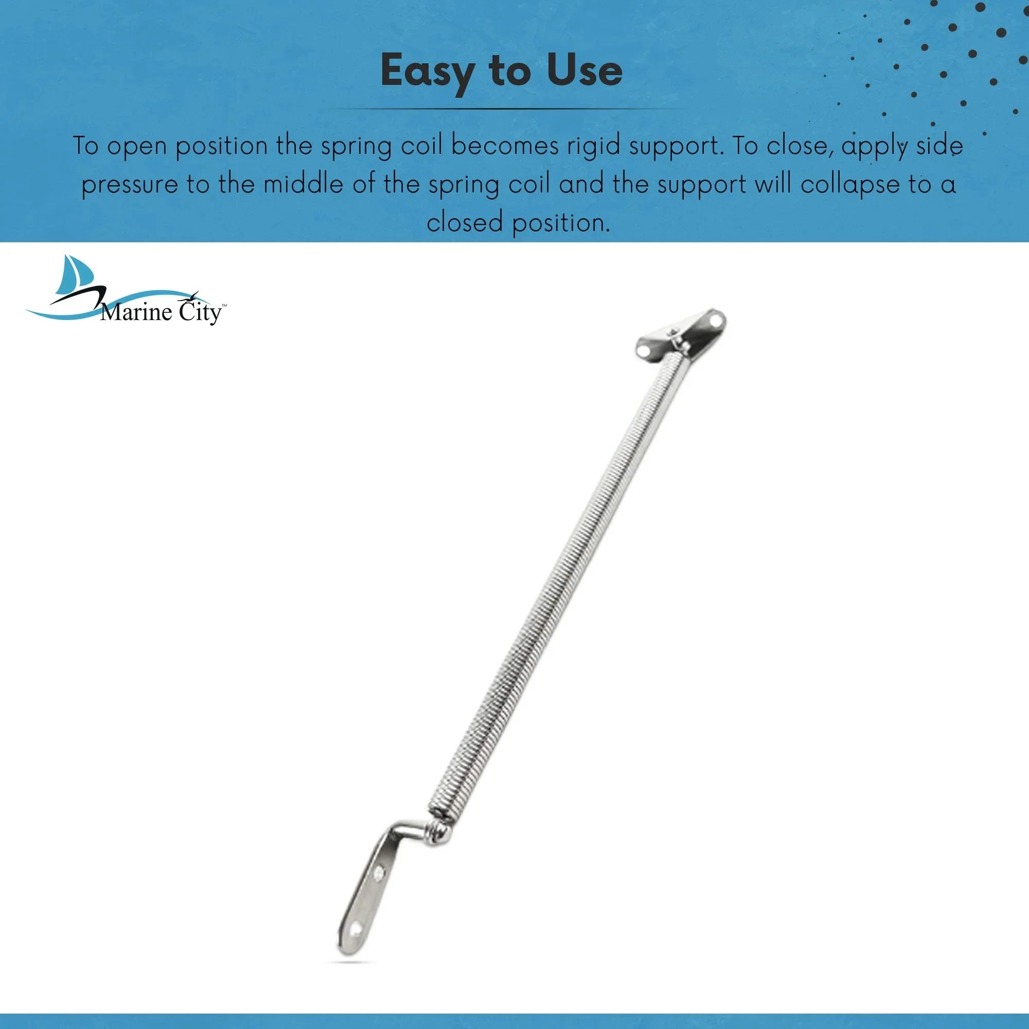 inches Stainless-Steel Adjuster L-Shape and Spring Marine inches with inches 8-1/4 Length: U-Bolt City Hatch or 8-1/4 10-1/4 Plate