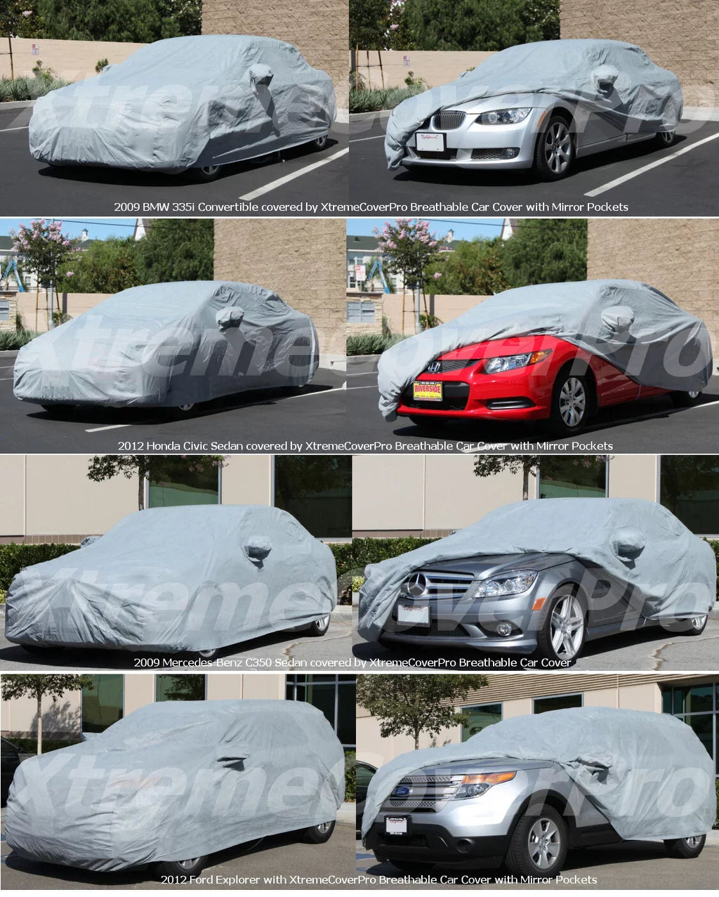 XtremeCoverPro ML350 2013 Mercedes-Benz 2014 ML550 XCP ML63 Pro Series 2012 ML500 Cover 2015 fits Car Black