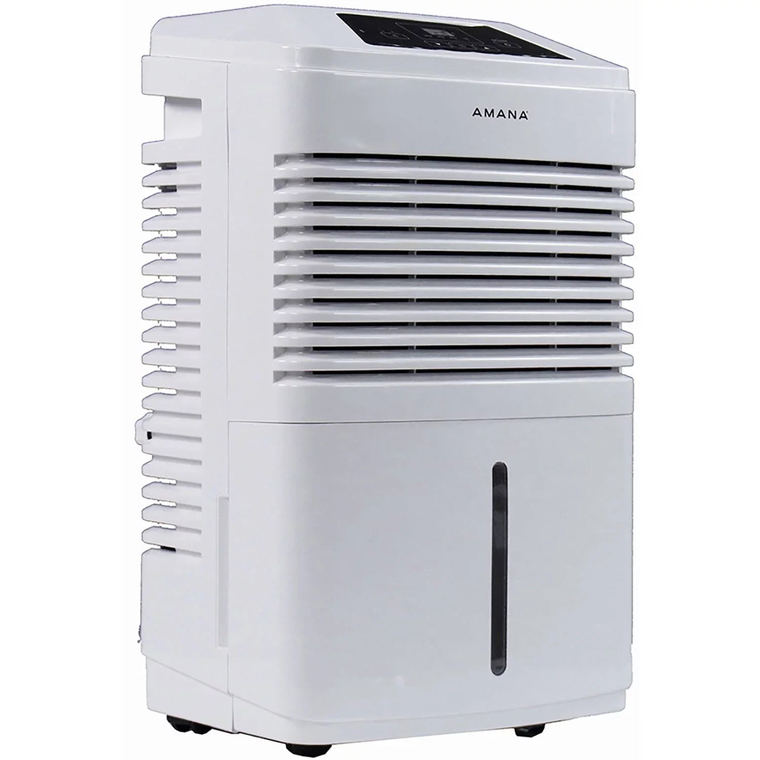 (Refurbished) Restored 1,800 Dehumidifier Amana in 48 Humidistat, White Automatic Adjustable Shut-off Ft Sq Pt -