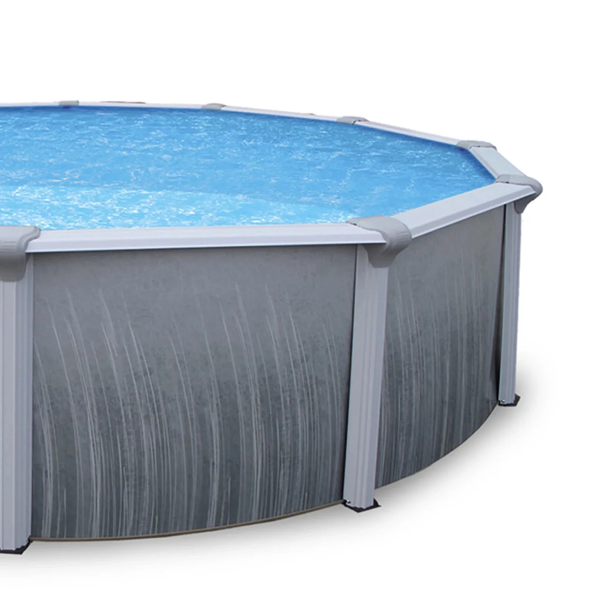 Martinique Pool Bluewave Rail 7-In With Steel Top Round 52-In 18'