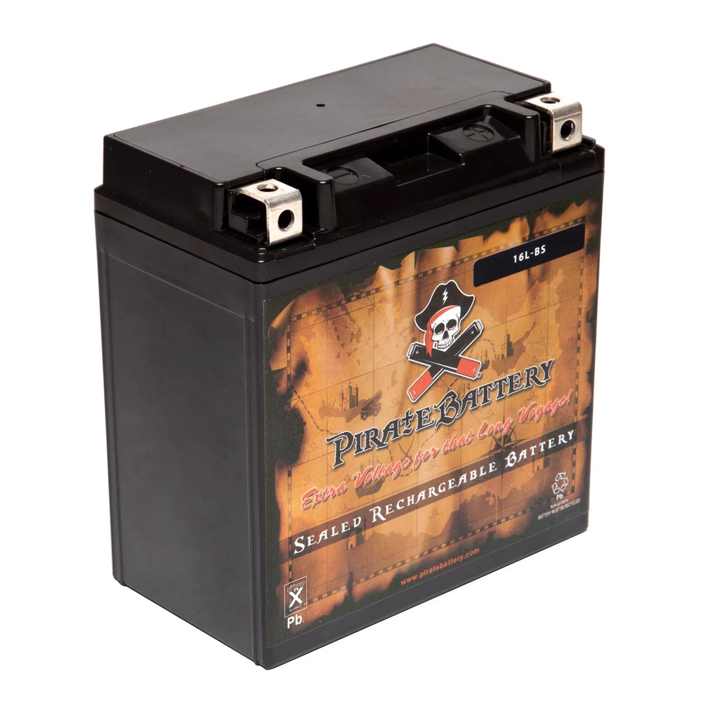 Battery Volt,14 Kawasaki Pirate YTX16L-BS Ski 230 Ah, CCA) X2 12 for 650cc (16L-BS Battery Jet 1993 Jf650