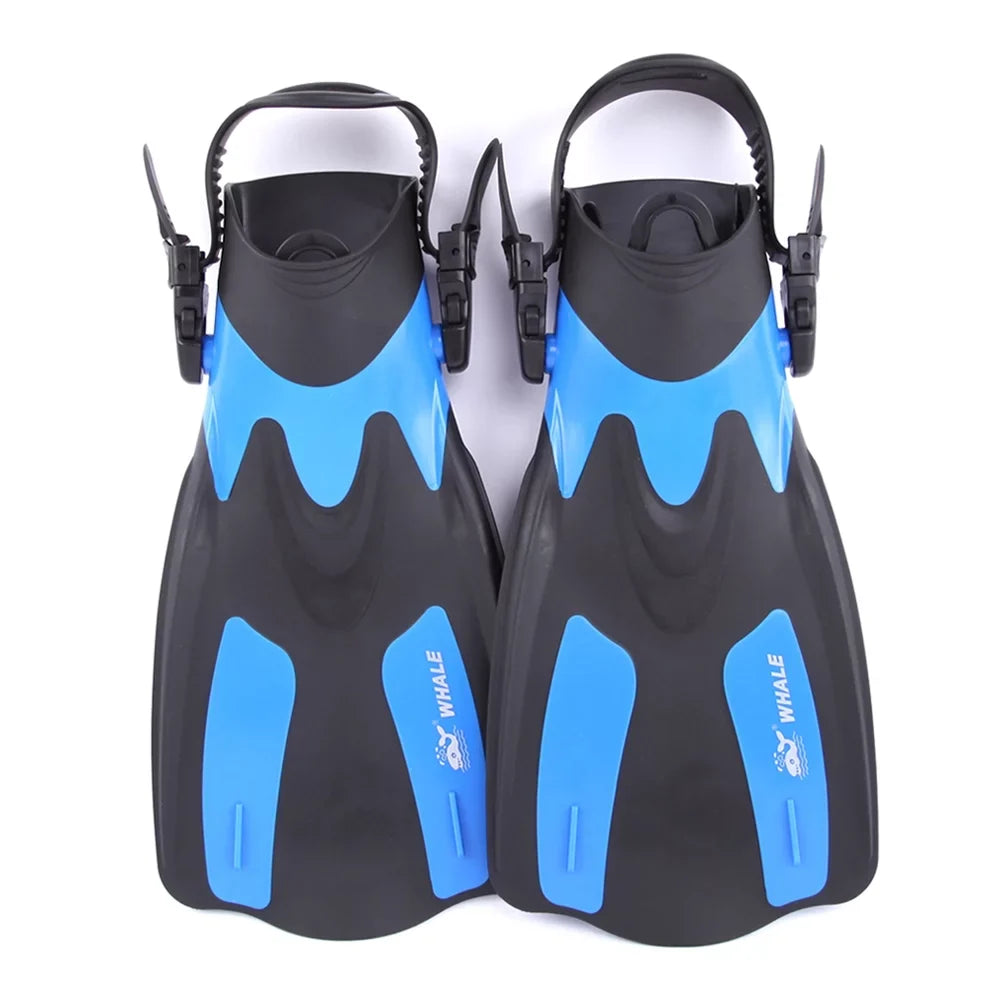 for and Perfect Adjustable Swim Fins WHALE Snorkeling Heel Water