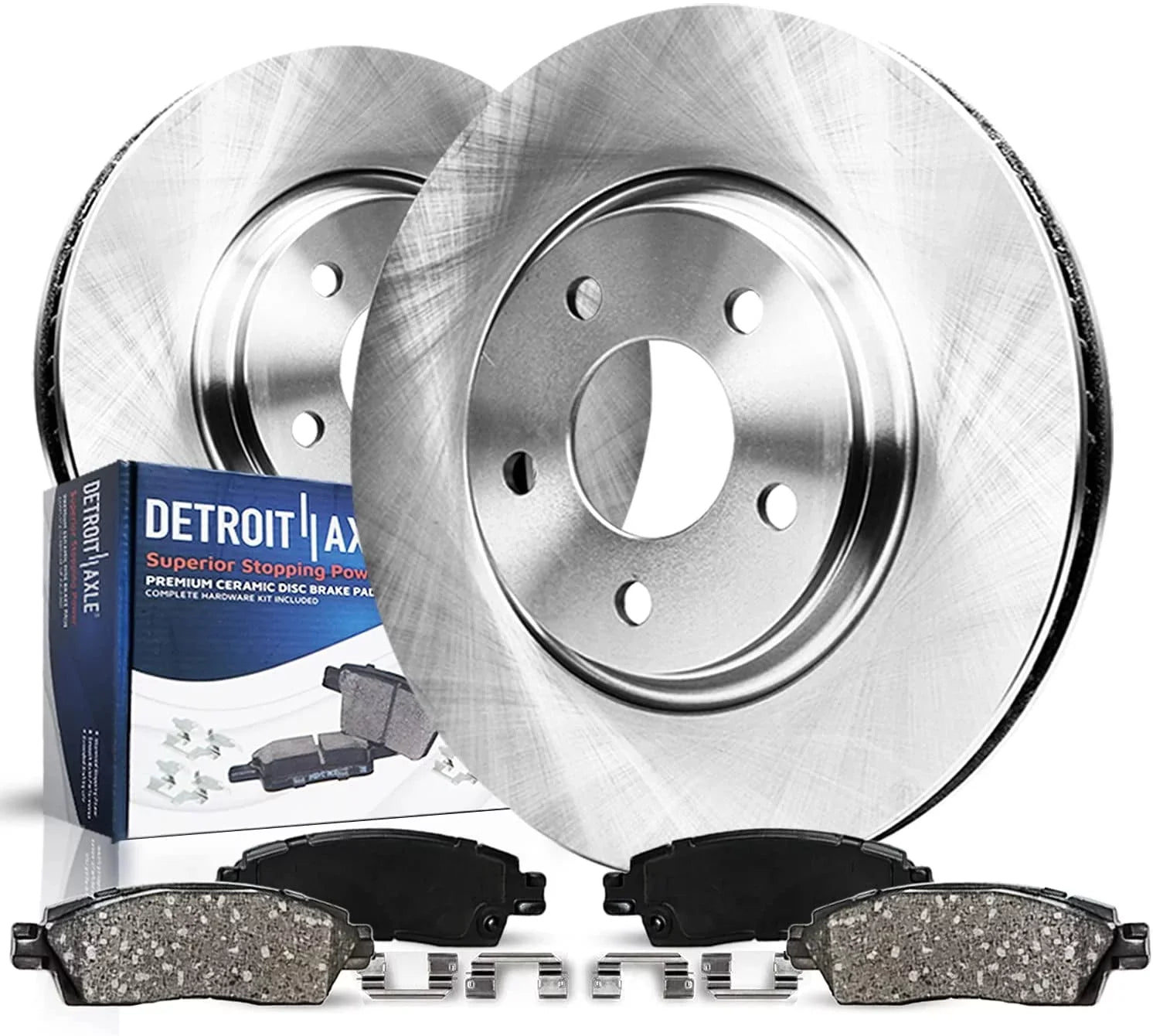 Disc Brakes 2014 2008-2014 Matrix Replacement 2012 Scion 2013 2010 for 2009-2019 Vibe, Ceramic xD Pads - Corolla 2009 Rotors Kit Brake 2011 Pontiac Axle Detroit Brake Front Toyota