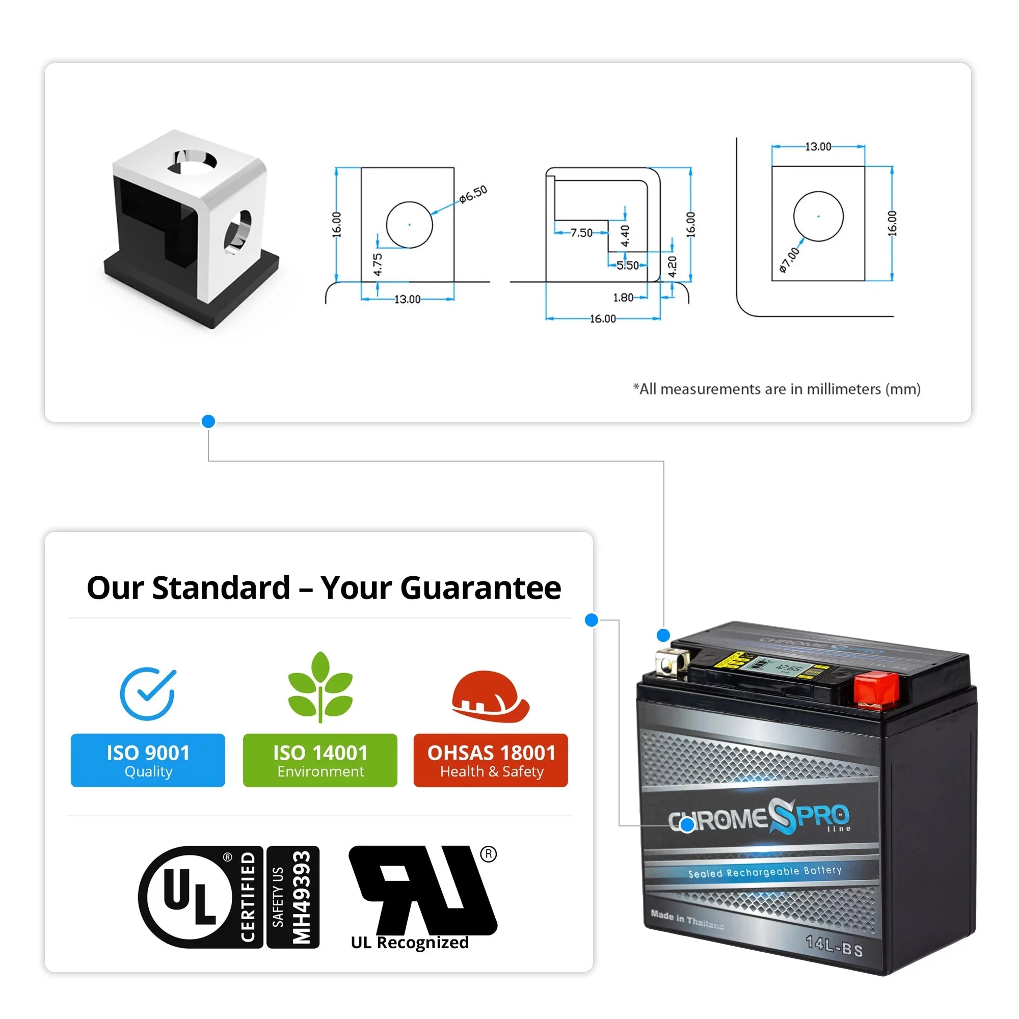 14ah) (ace) Motorcycle Battery Ryker 2021) (2019 Chrome Brp 600cc for Ytx14l-bs Years (14l-bs Battery iGel AGM (can-am) 12volt, - Pro