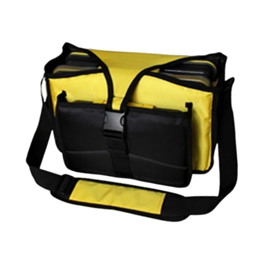 fishing Sea Bag Yellow Bag Tackle Pockets Organizer Fishing Shoulder Case Bag Fishing Hiking Travel for Handbag Tackle Oxford Multiple lures Box