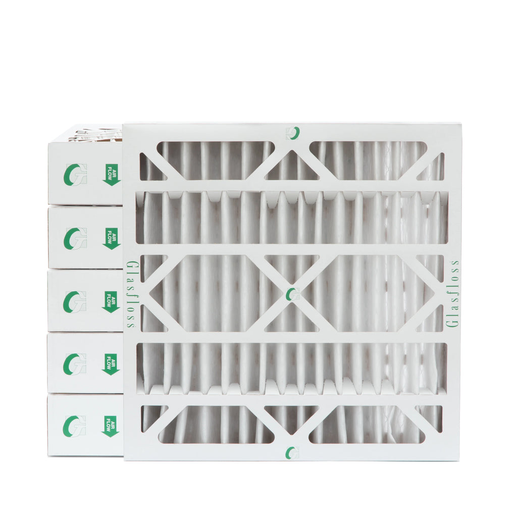 Size: 19-1/2 13 by 20x20x4 of Pleated MERV 19-1/2 4" 3-3/4 6 Pack Glasfloss. Actual Air x x Filters Inch