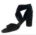 Suede Women's REBECCA MINKOFF 11 Kid Leight Black, Sandals,