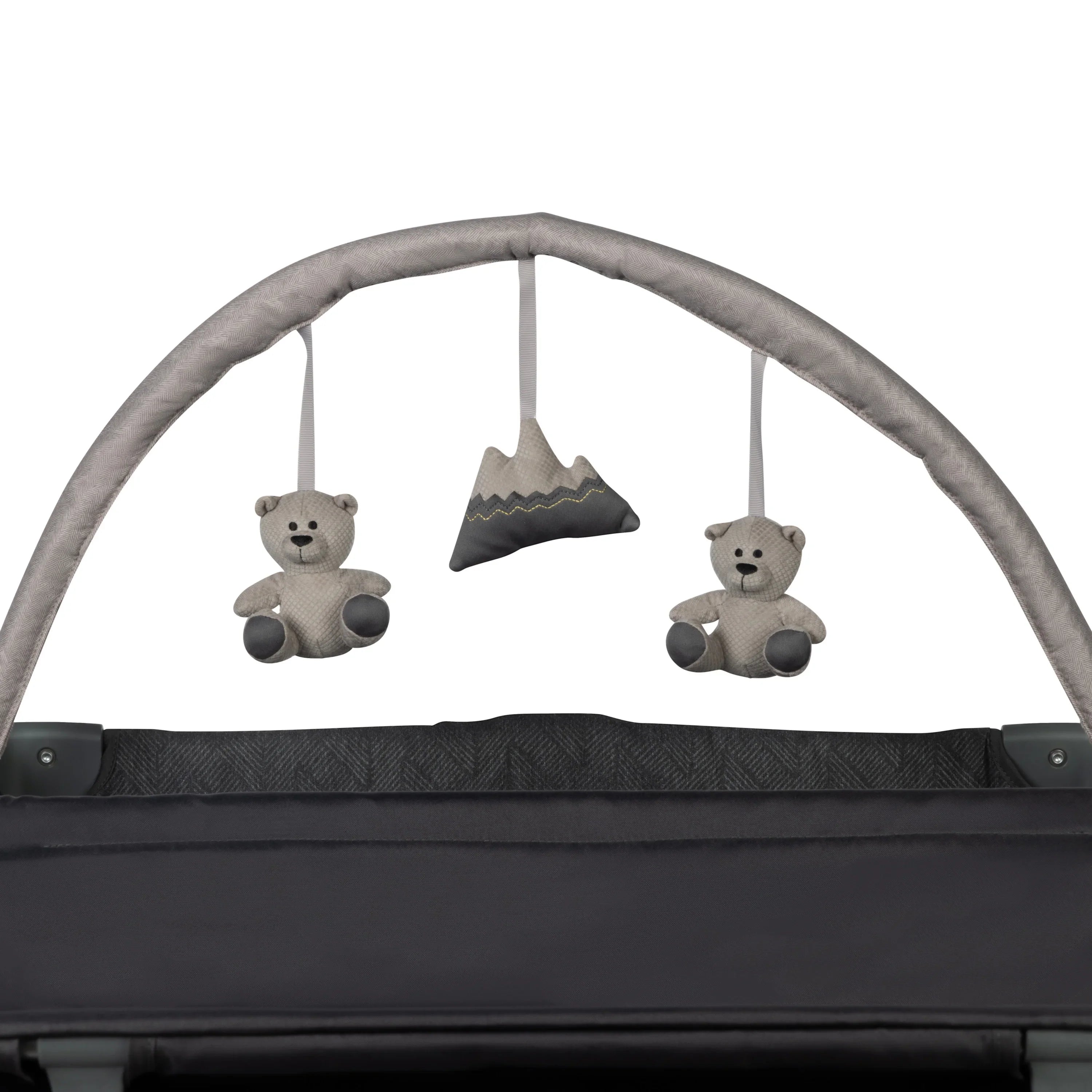 Full with Monbebe Point Rocking Bassinet, Size Castle Yard Play