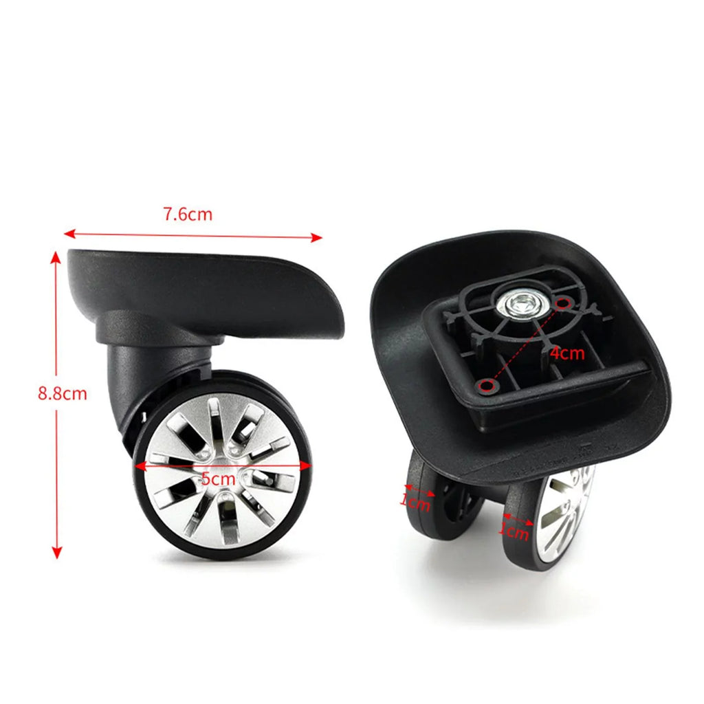 Bag Replacement 4Pcs for Wheels Suitcase Wheels Luggage Caster Trolley Case