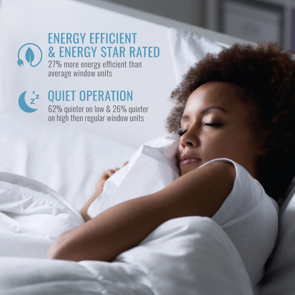 Control 8,000 Air Window BTU with Mounted Inverter Remote Keystone Conditioner