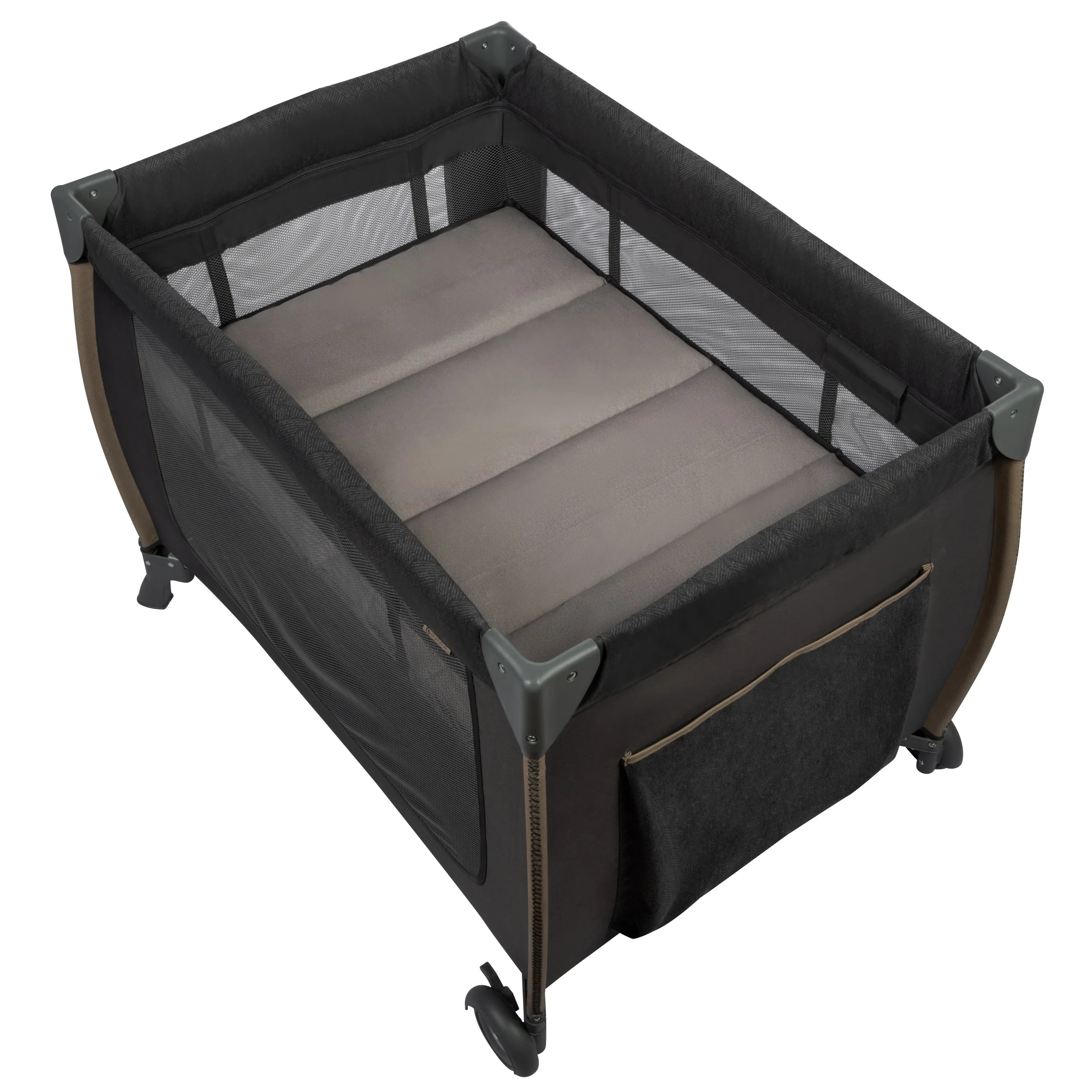 Full with Monbebe Point Rocking Bassinet, Size Castle Yard Play