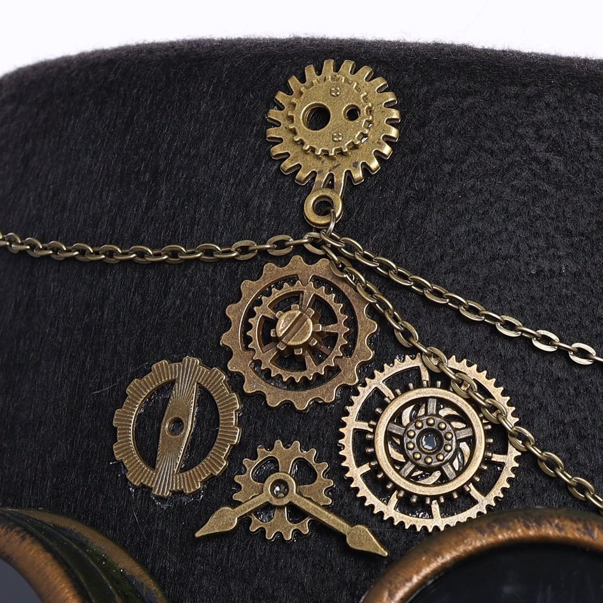 Unisex Steampunk with Gothic Hats Punk GRACEART Hallo Goggle Top Hat