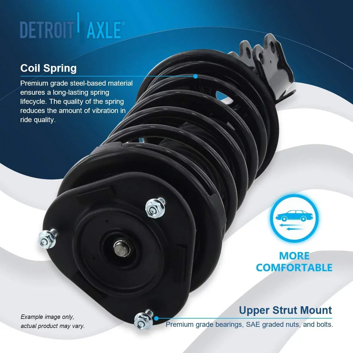 1999 1994 1998-2002 Struts 1993-02 Chevy Struts for - Complete Toyota Detroit Corolla Assembly Replacement 1998 Spring Ready Front 1997 Prizm w/Coil Struts 2 Axle 1995 2001 2000 1996