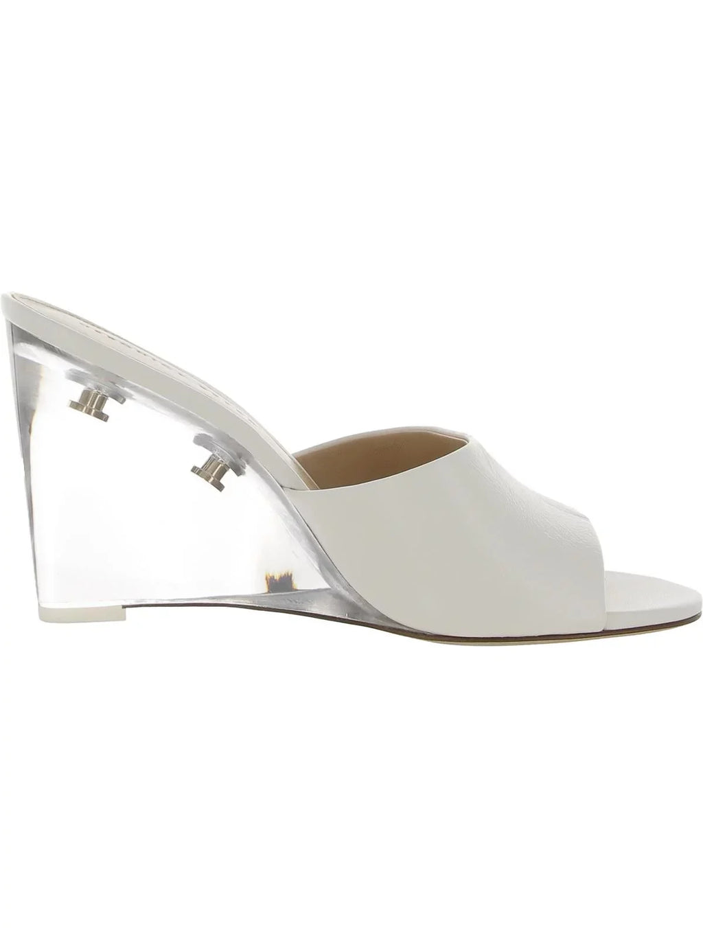 Leather Sandals Dali On Veronica Womens Slip Lucite Wedge Beard