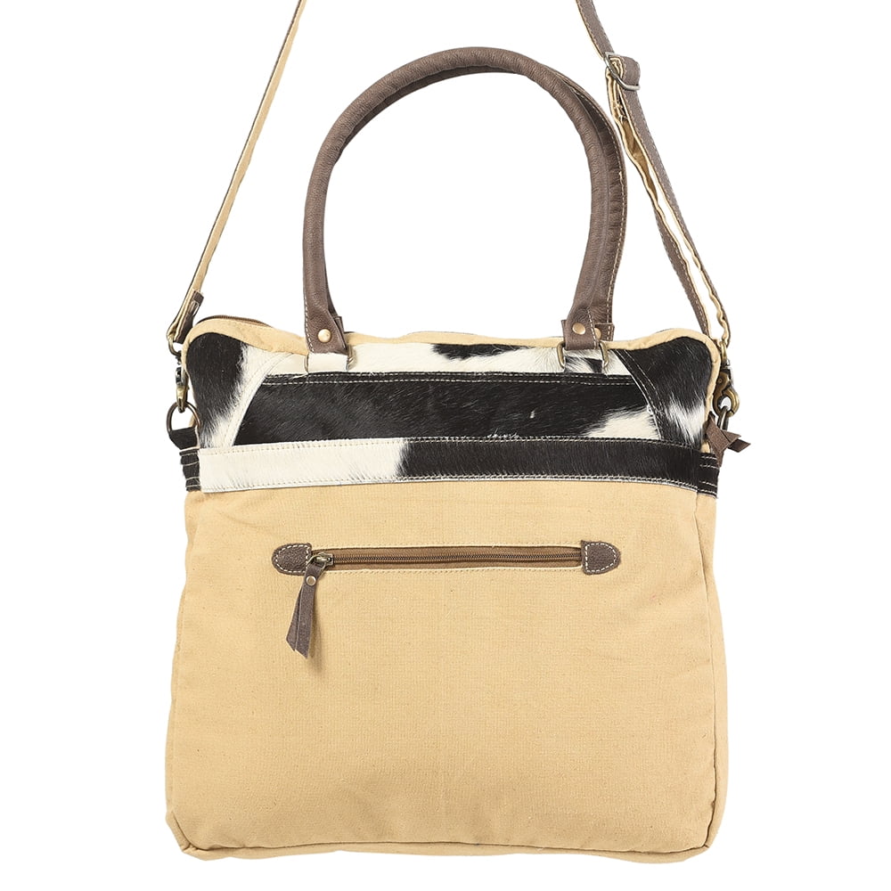Leather KB110 OHLAY TOTE Hair-on purse Wool Genuine Upcycled handbag women western Canvas Upcycled bag KB