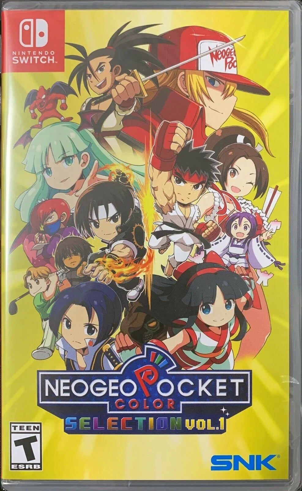 Switch Neogeo 1 Selection Color Vol Pocket