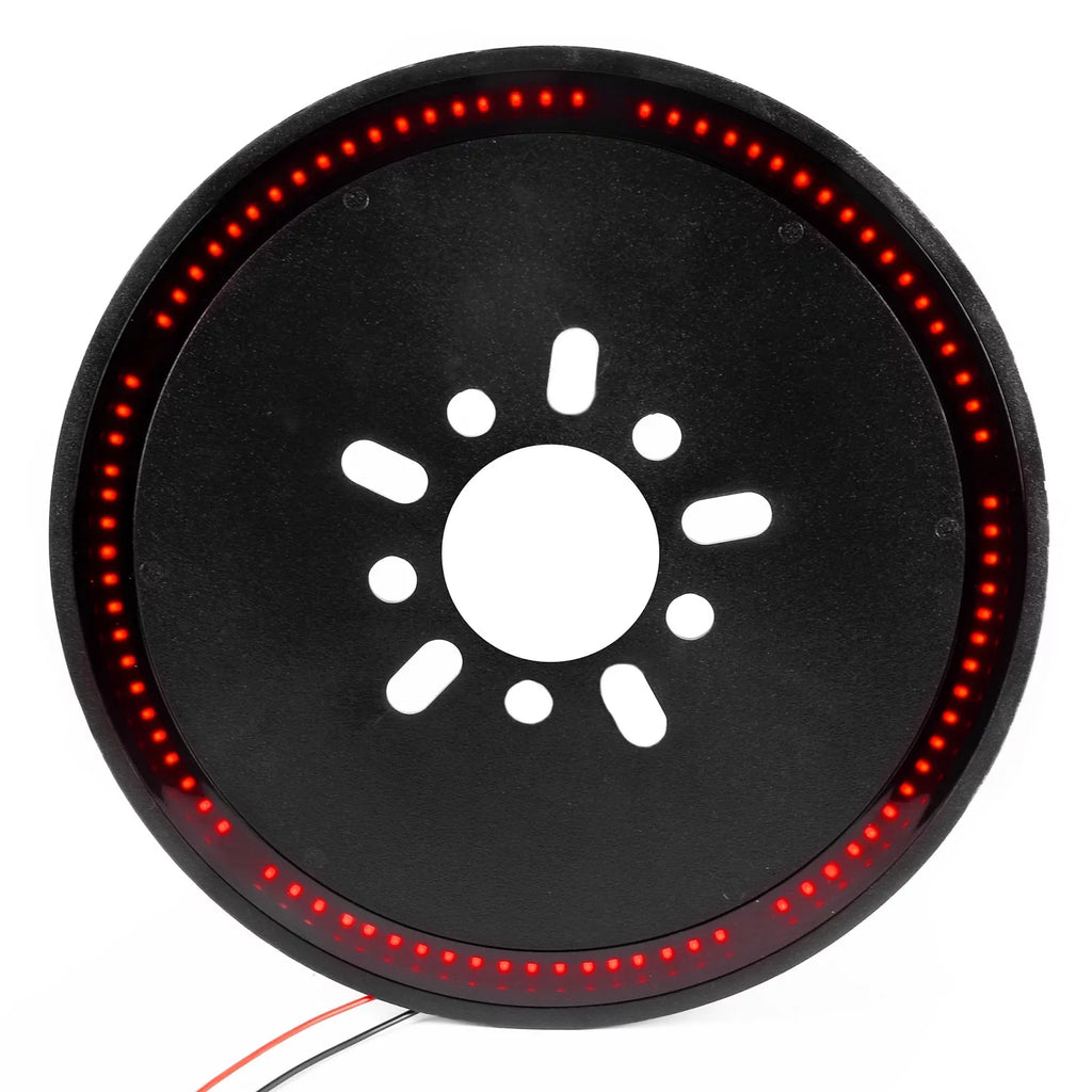 LED Light Wheel JK Models Backup Tire with with Red JKU Compatible Brake Jeep Krator Spare (Including 1987-2021 Brake Lights Third JL Light 3rd Camera), Wrangler a