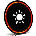 LED Light Wheel JK Models Backup Tire with with Red JKU Compatible Brake Jeep Krator Spare (Including 1987-2021 Brake Lights Third JL Light 3rd Camera), Wrangler a