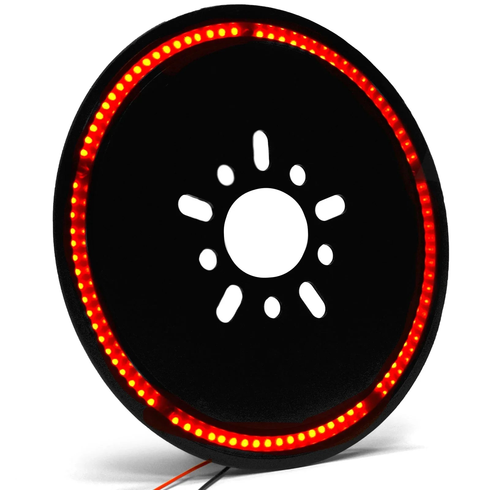 LED Light Wheel JK Models Backup Tire with with Red JKU Compatible Brake Jeep Krator Spare (Including 1987-2021 Brake Lights Third JL Light 3rd Camera), Wrangler a