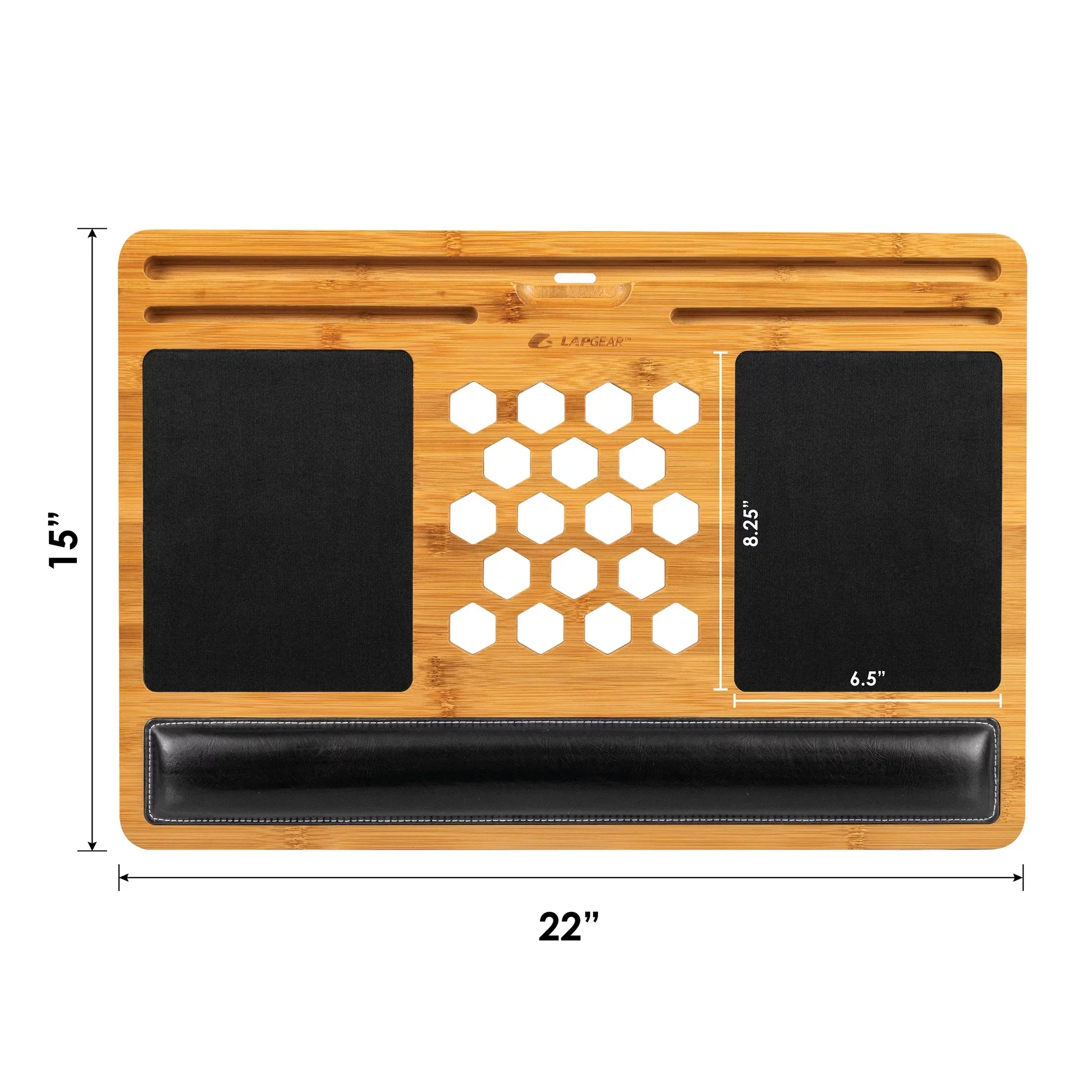 17.3-in to Lap Bamboo Laptop Natural, LapGear Pro up Fits Board,