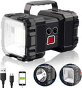 W845 Capacity 4000LM Ultra Output 15000 20h LED Bright Flashlight Flashlight, USB Ultra-Long Power AlpsWolf Rechargeable Standby Waterproof as Accessories for a Bank Camping Flashlight with Spotlight