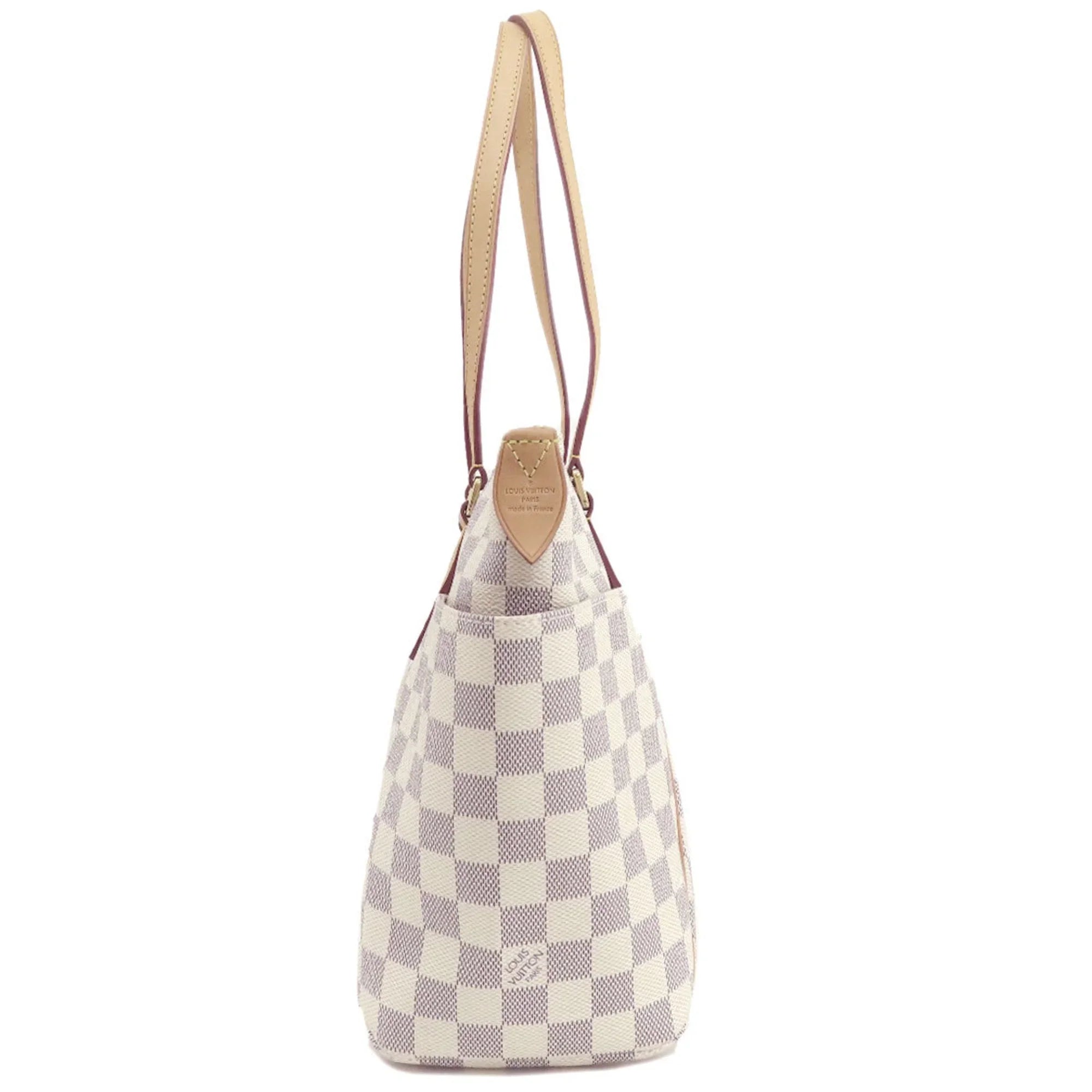 Damier (Good) Totally Azur Tote Vuitton N41280 Women's Bag Canvas Louis LOUIS Pre-Owned VUITTON PM