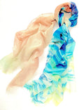 Lightweight Montauk Cheung Paul Cashmere James Sunrise Women's Scarf