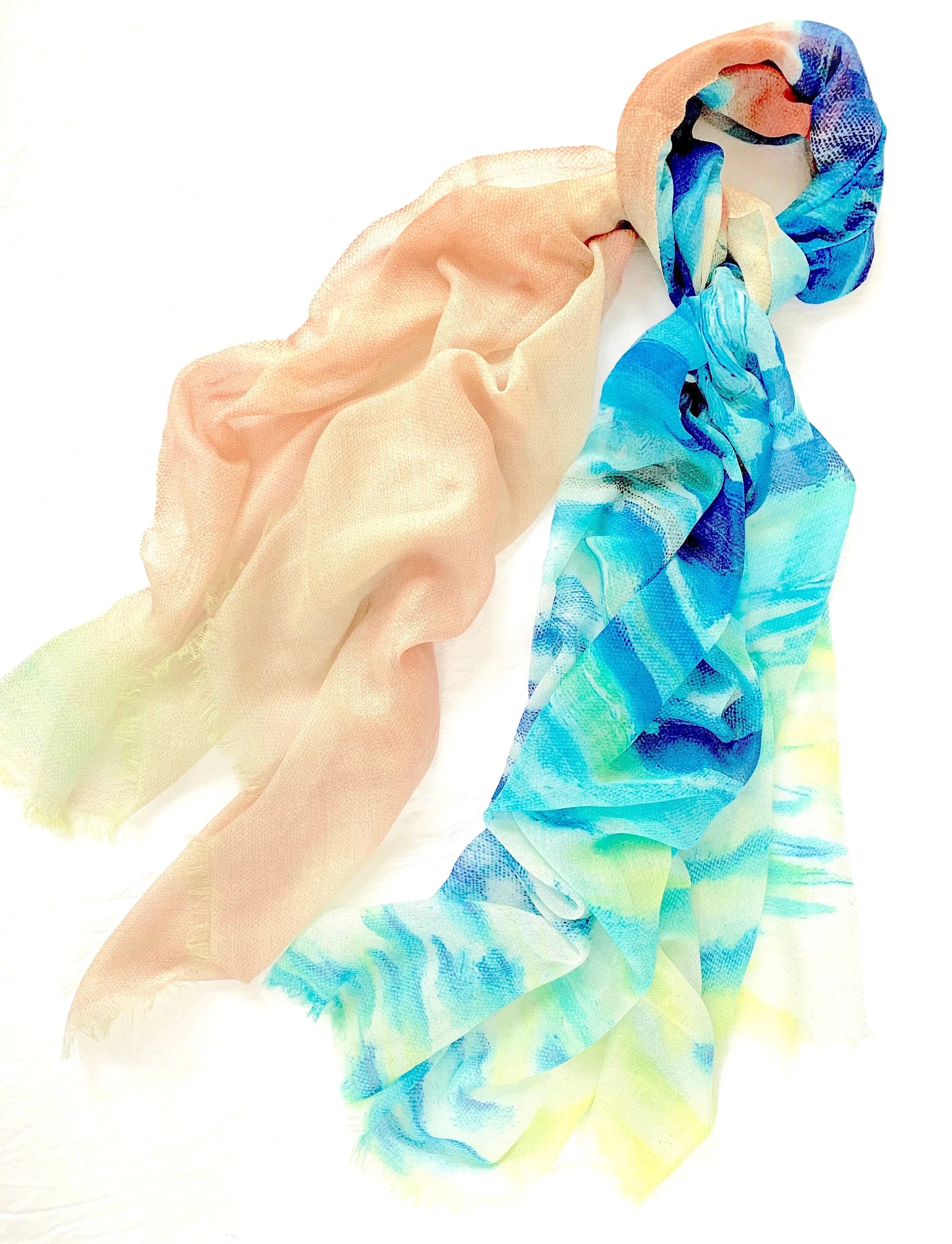 Lightweight Montauk Cheung Paul Cashmere James Sunrise Women's Scarf