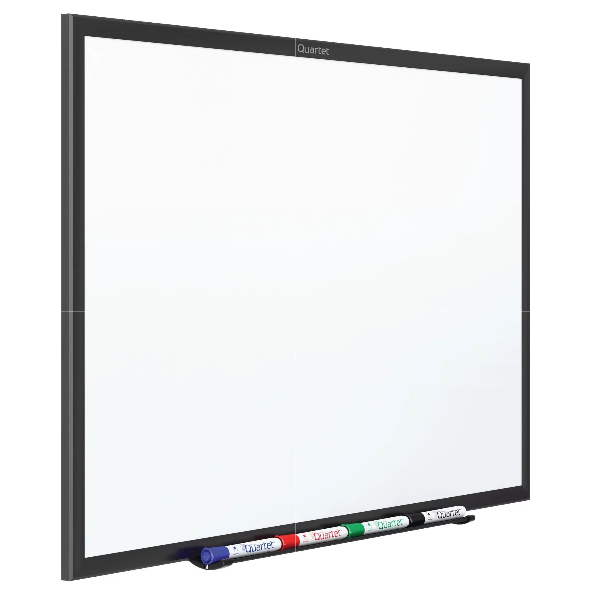 4 48 Dry-Erase x x 8 Magnetic Nano-Clean Board Quartet Aluminum Classic Black 96