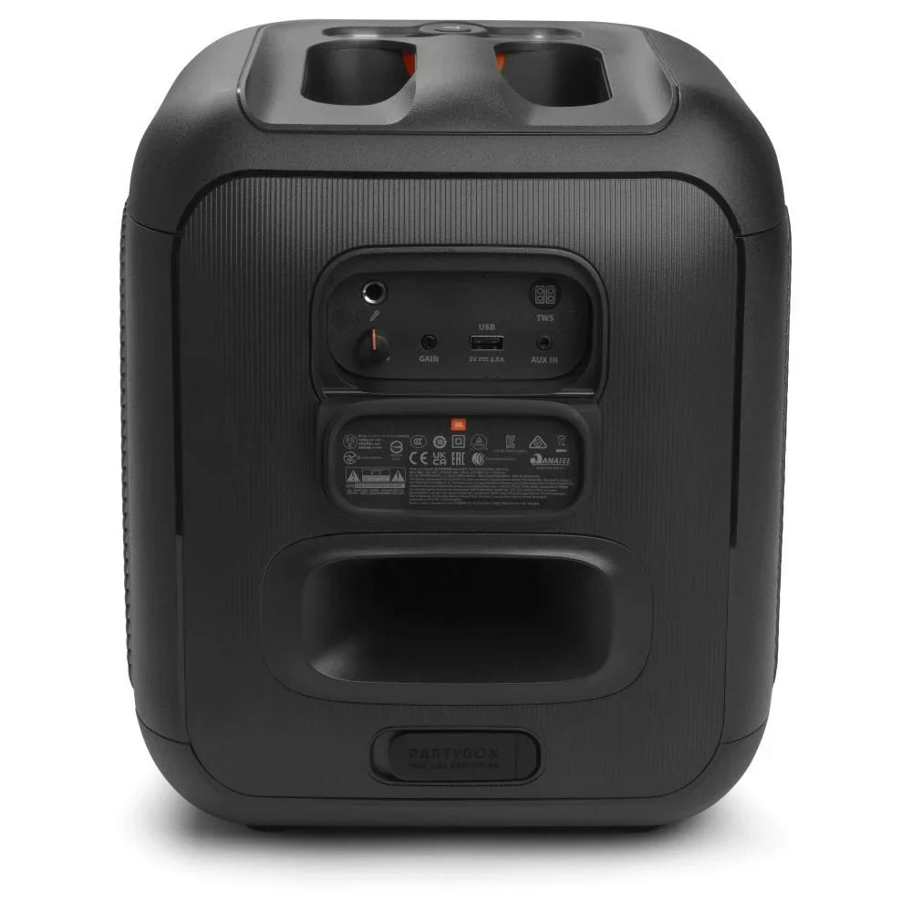 Portable LED+Wireless Party Speaker w Mics Compact JBL Partybox Encore Essential