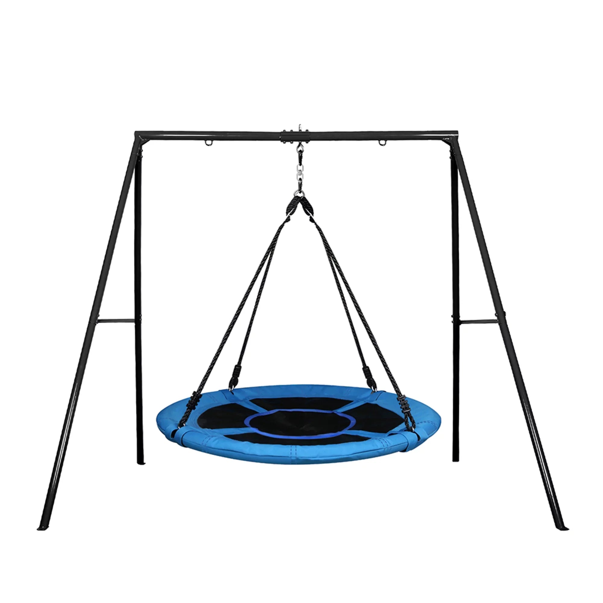 and 440lbs Saucer Metal Tree Set Swing Trekassy Metal Swing with Stand 40 Inch A-Frame Duty Swing, Swivel Heavy