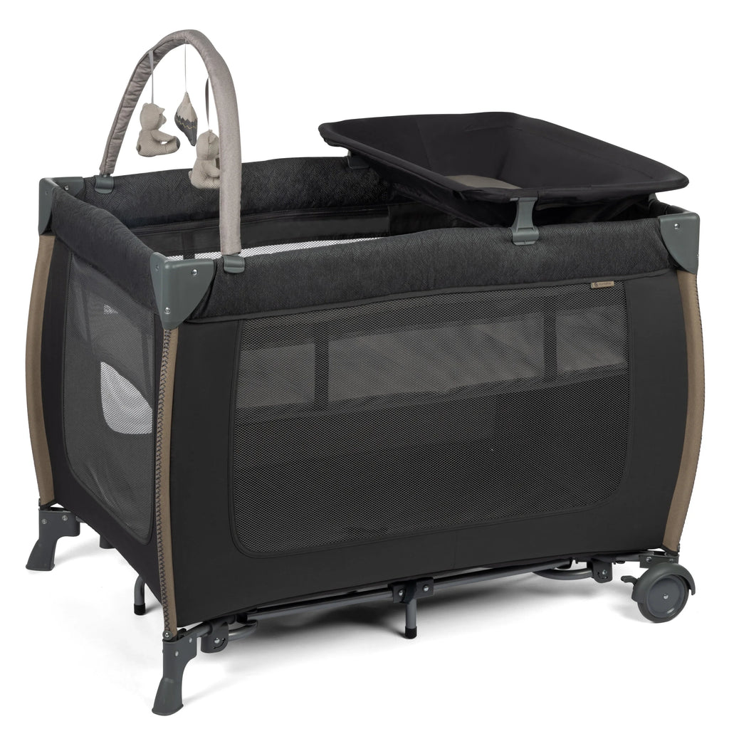 Full with Monbebe Point Rocking Bassinet, Size Castle Yard Play