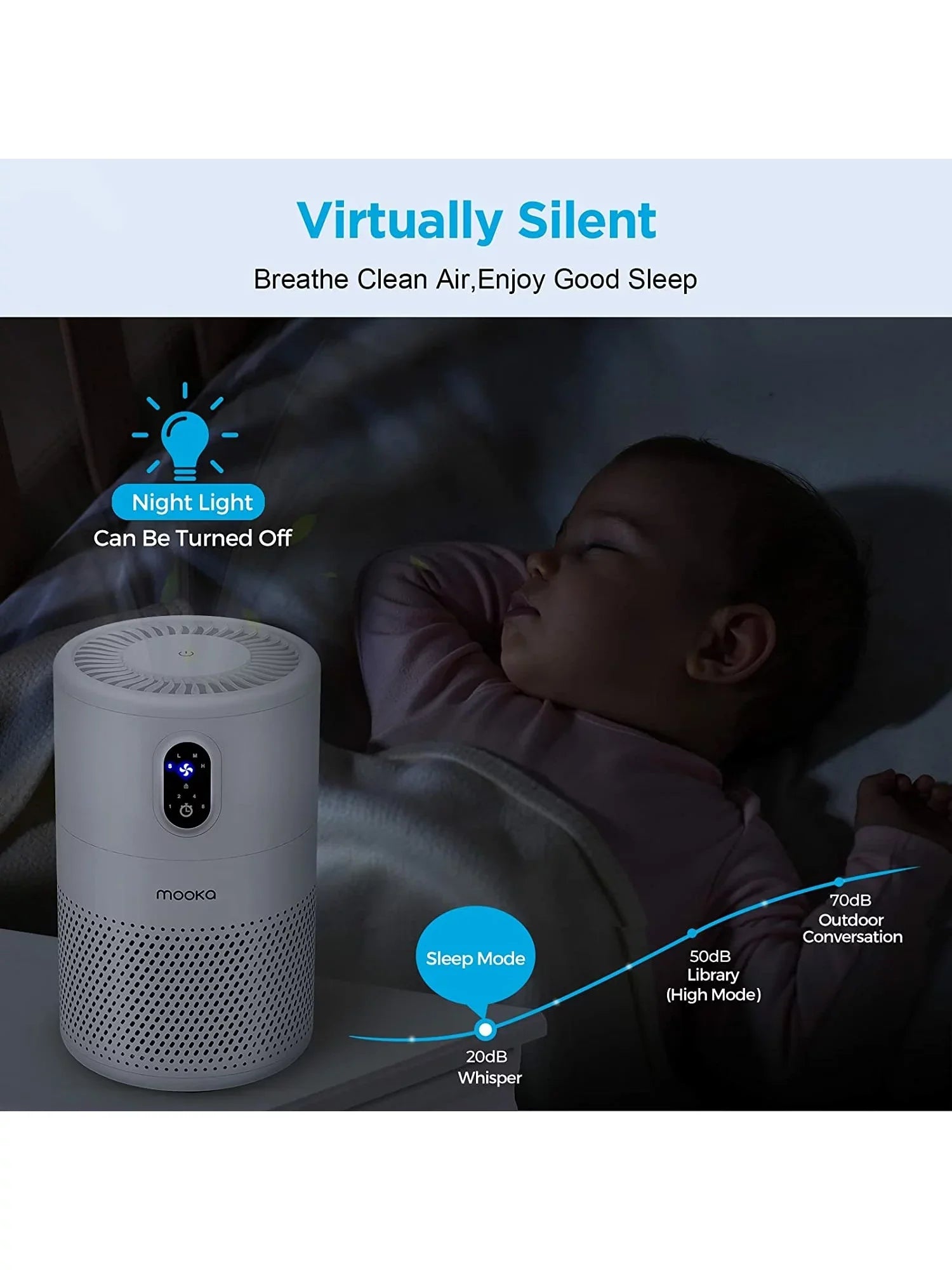 Mooka - Purifier B-D02L Air White