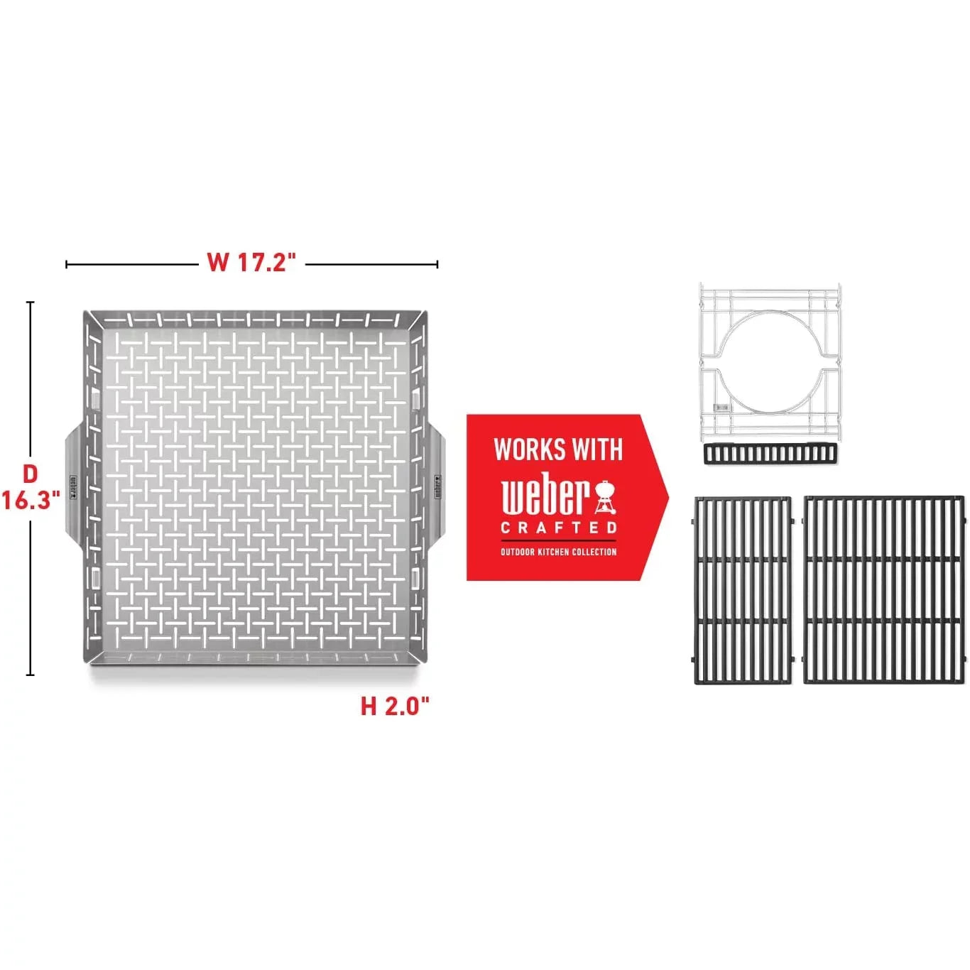 Basket 102651 Weber-Stephen Roasting Crafted Products BBQ