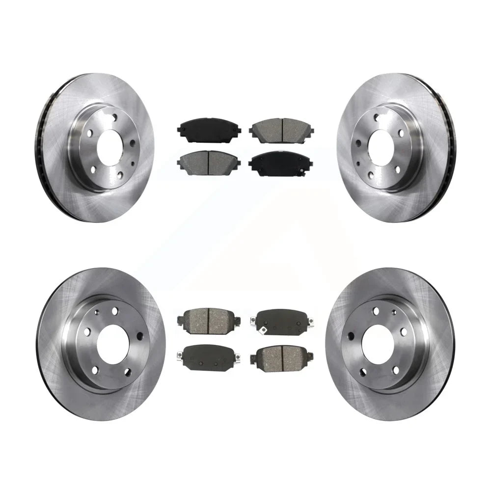 CX-3 Rear Pads K8S-103128 And Brake Disc 2019-2021 Front FWD Rotors For Auto - Kit Semi-Metallic Transit Mazda
