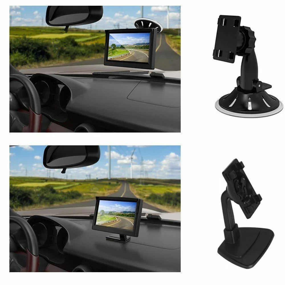 Rear Camera Monitor Parking Backup View Night HD 5inch + Vision Car System